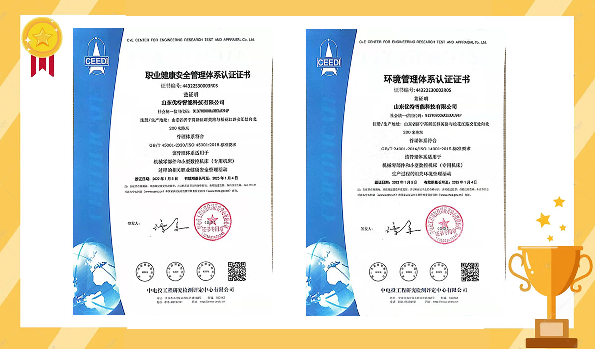 ISO体系认证证书